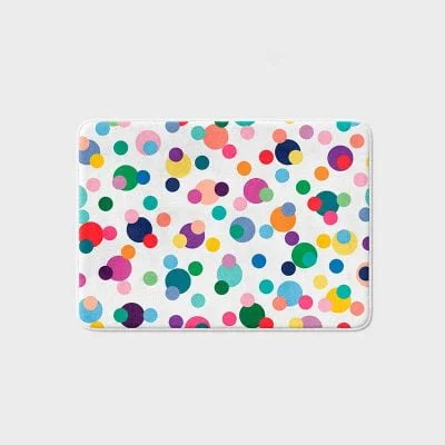 Polka Dots Bath Towels Kids Bathroom Decor. Colorful Polka Dot Kids Towels.  Large Polka Dot Towel & Small Hand Towels. Bath Towel Set 