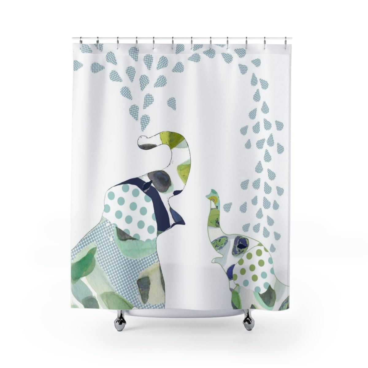 PREMIUM Kids Bathroom Fabric Shower Curtain – 71×74″ – Mold & Mildew ...