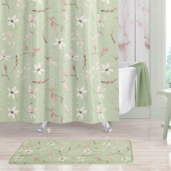 Eco-Friendly Fabric Shower Curtain