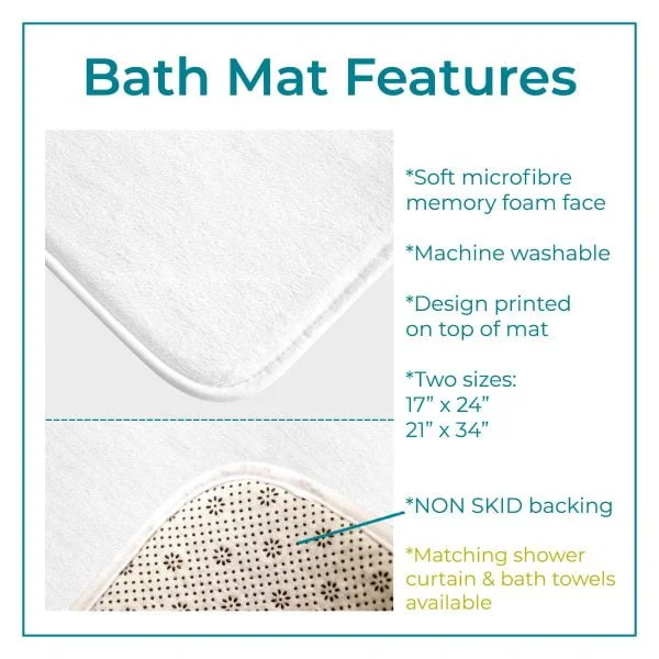 Bathroom Toilet Mats - 21 x 24