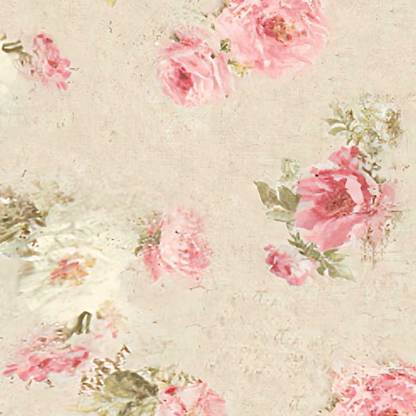 close up artistic floral towel artwork