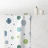 Textured Polka Dot Hand Towel in Navy, Blue, and Green for Kids by Ozscape Designs