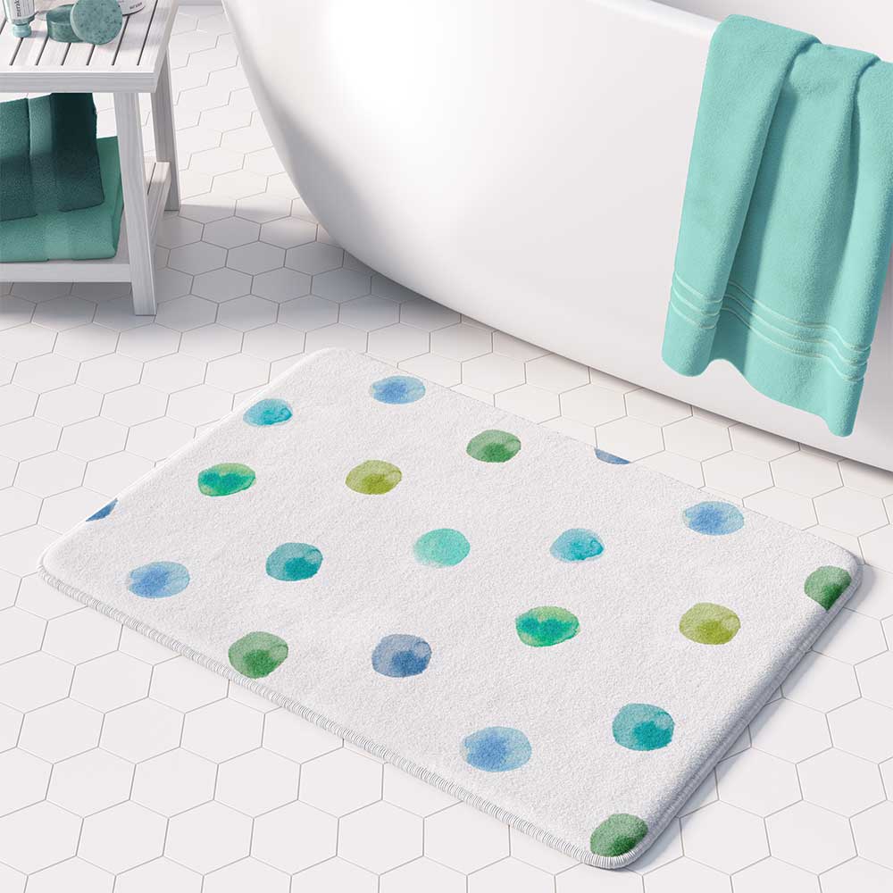 Colorful Polka Dot Bath Mat for Kids Bath Tub Fun – Anti-Slip & Quick-Dry  Design – Ozscape Designs: Bathroom Decor & Bedroom Decor for Kids & You