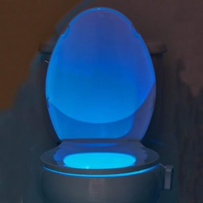 Toilet night light for kids